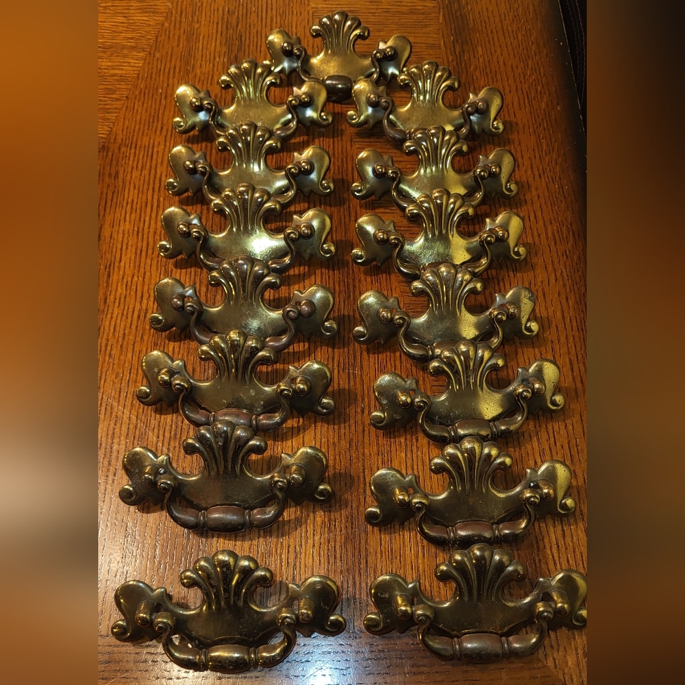 Vintage Brass Drawer Pulls